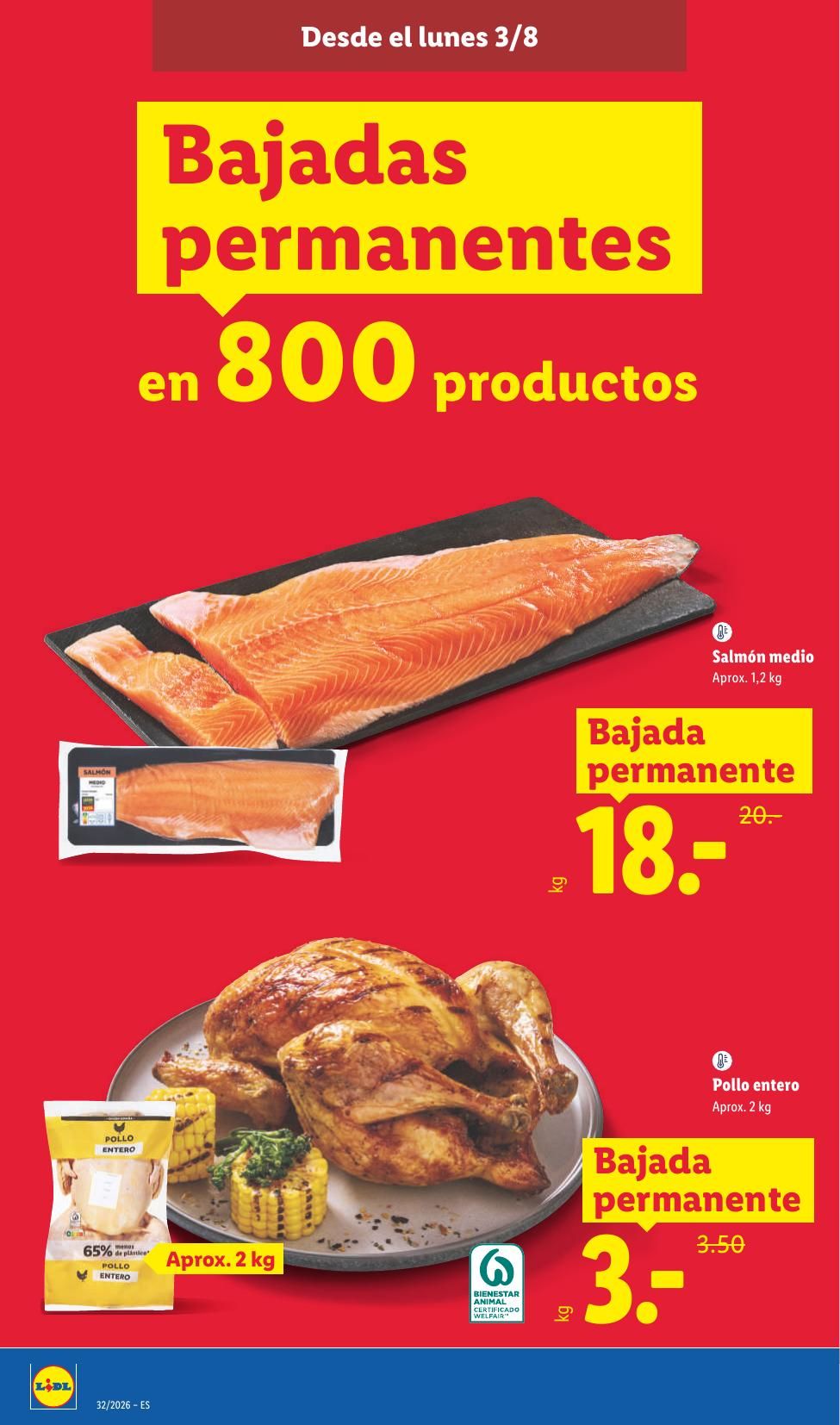Folleto Lidl Alimentación · 3 de agosto de 2026 – 9 de agosto de 2026 — Página 2