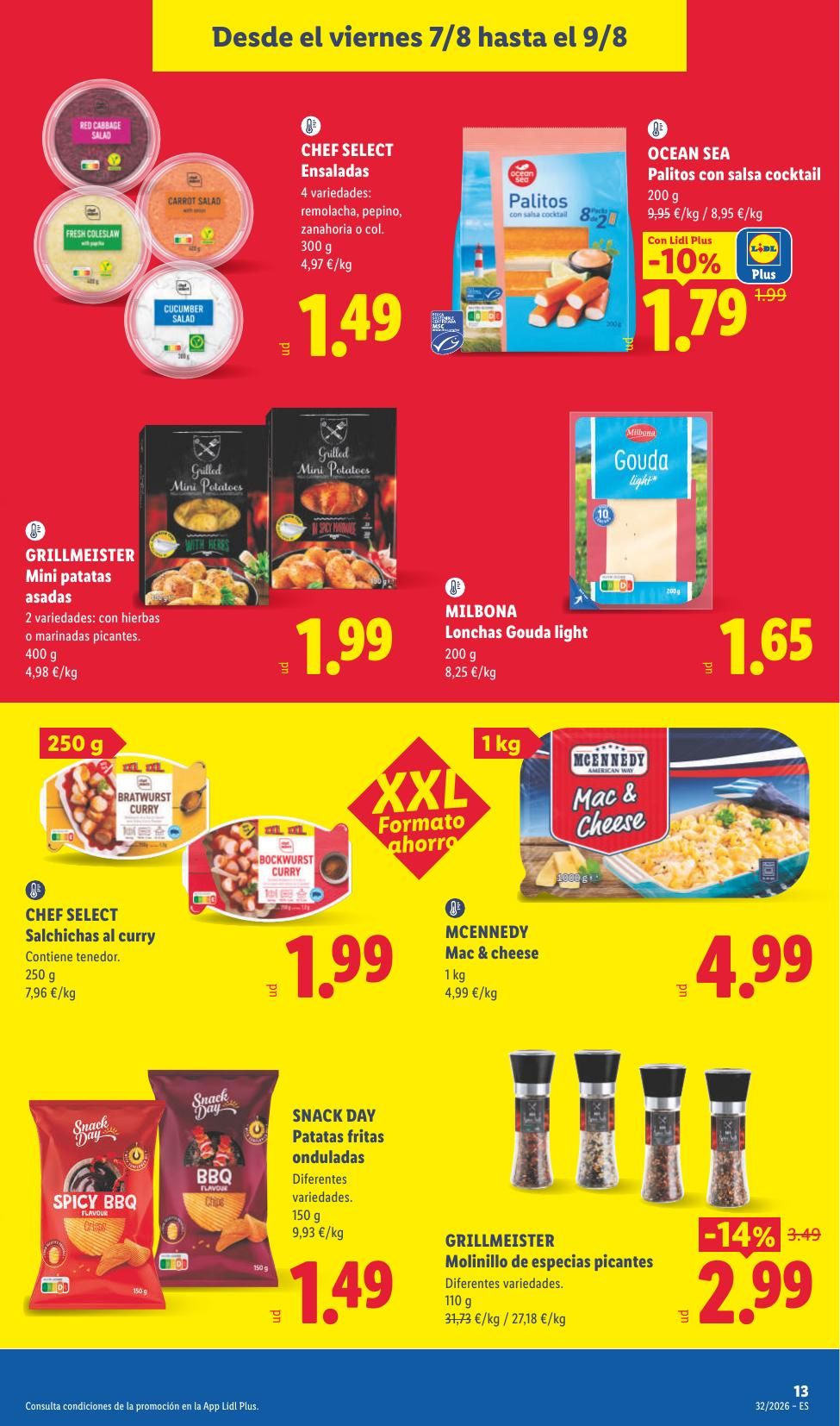 Folleto Lidl Alimentación · 3 de agosto de 2026 – 9 de agosto de 2026 — Página 41