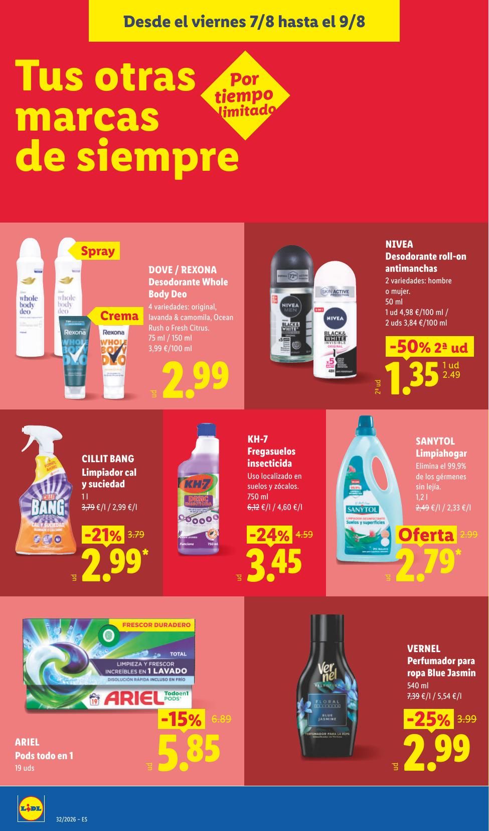 Folleto Lidl Alimentación · 3 de agosto de 2026 – 9 de agosto de 2026 — Página 58