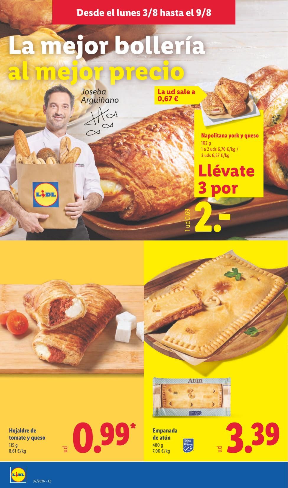 Folleto Lidl Alimentación · 3 de agosto de 2026 – 9 de agosto de 2026 — Página 14