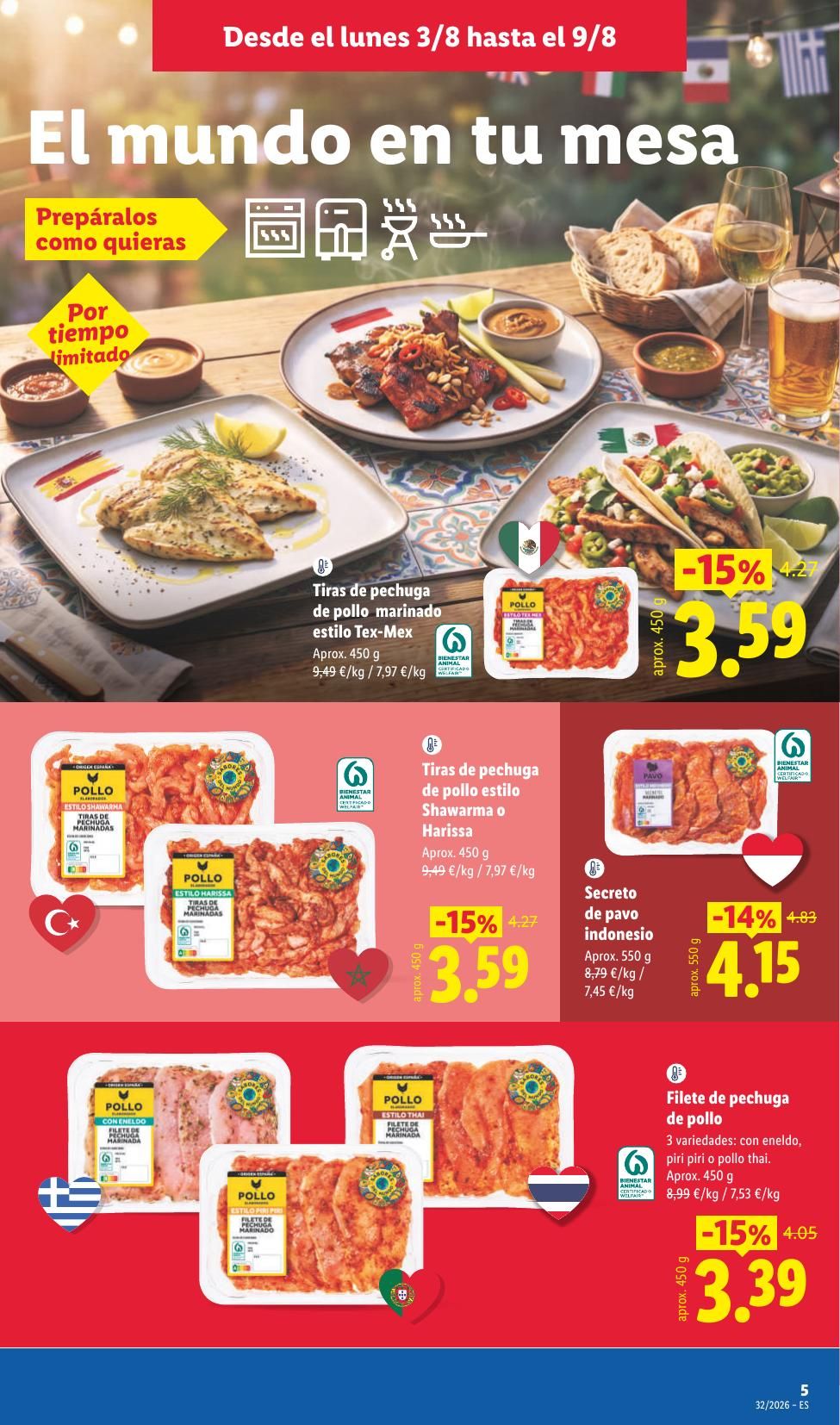 Folleto Lidl Alimentación · 3 de agosto de 2026 – 9 de agosto de 2026 — Página 17