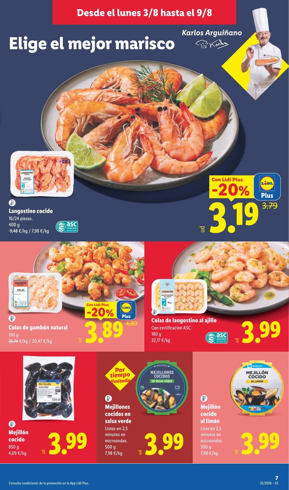 Folleto Lidl Alimentación · 3 de agosto de 2026 – 9 de agosto de 2026 — Página 19