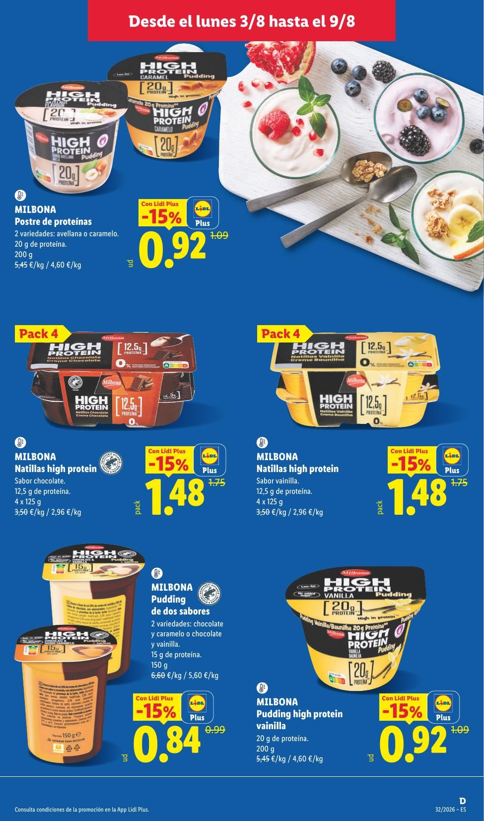 Folleto Lidl Alimentación · 3 de agosto de 2026 – 9 de agosto de 2026 — Página 23