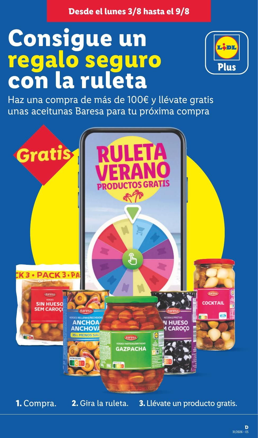 Folleto Lidl Alimentación · 3 de agosto de 2026 – 9 de agosto de 2026 — Página 25