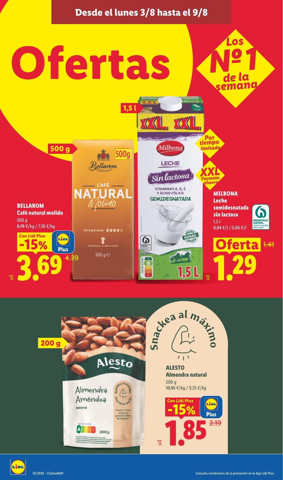 Folleto Lidl Alimentación · 3 de agosto de 2026 – 9 de agosto de 2026 — Página 30