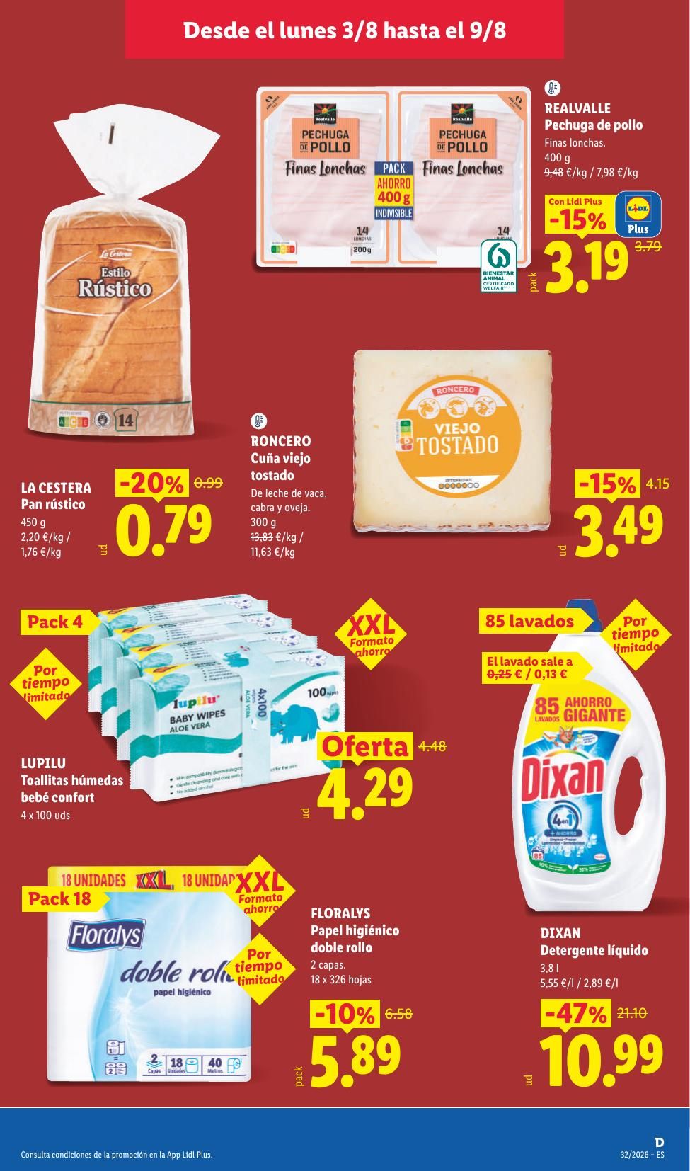 Folleto Lidl Alimentación · 3 de agosto de 2026 – 9 de agosto de 2026 — Página 31