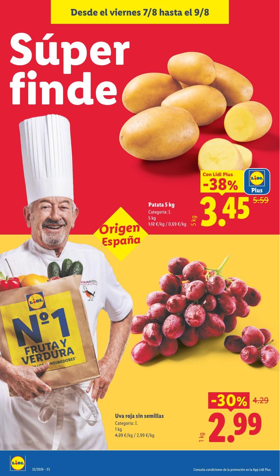 Folleto Lidl Alimentación · 3 de agosto de 2026 – 9 de agosto de 2026 — Página 38