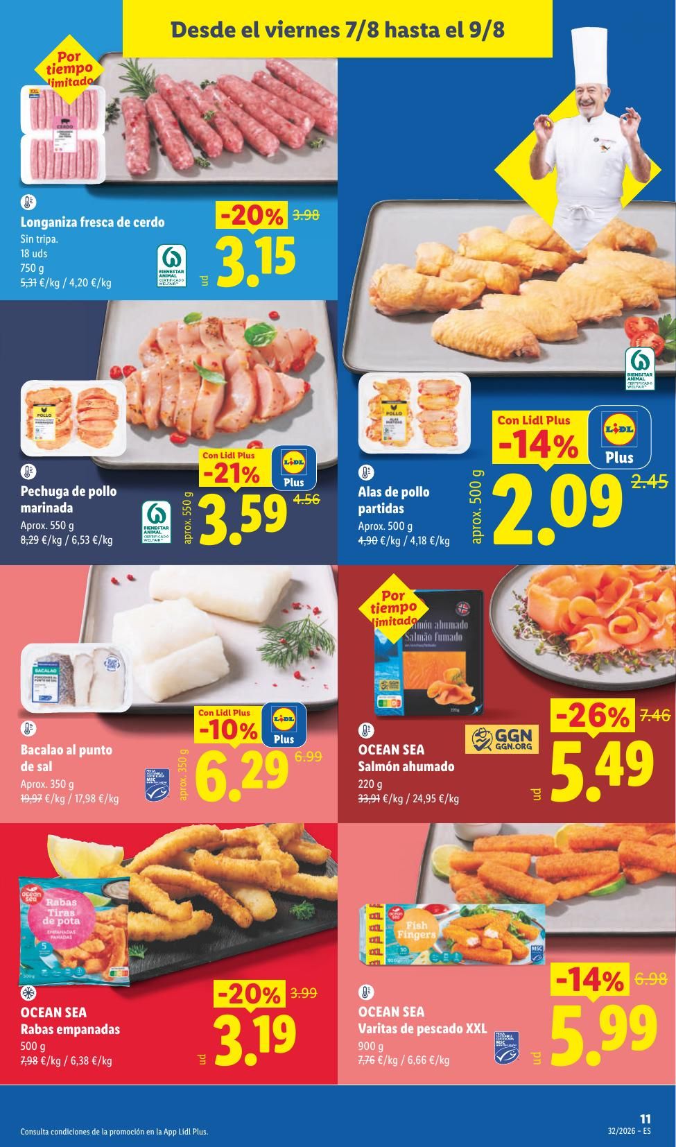 Folleto Lidl Alimentación · 3 de agosto de 2026 – 9 de agosto de 2026 — Página 39