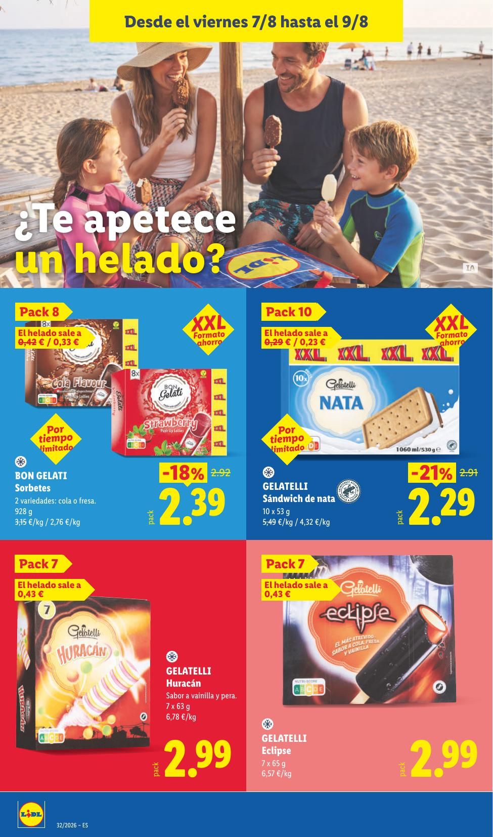 Folleto Lidl Alimentación · 3 de agosto de 2026 – 9 de agosto de 2026 — Página 42