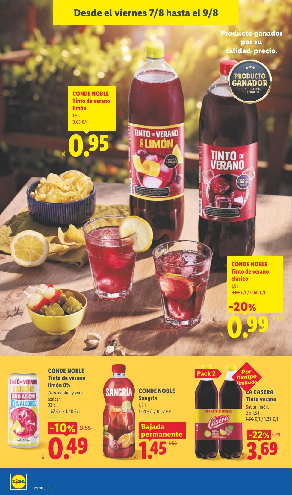 Folleto Lidl Alimentación · 3 de agosto de 2026 – 9 de agosto de 2026 — Página 44