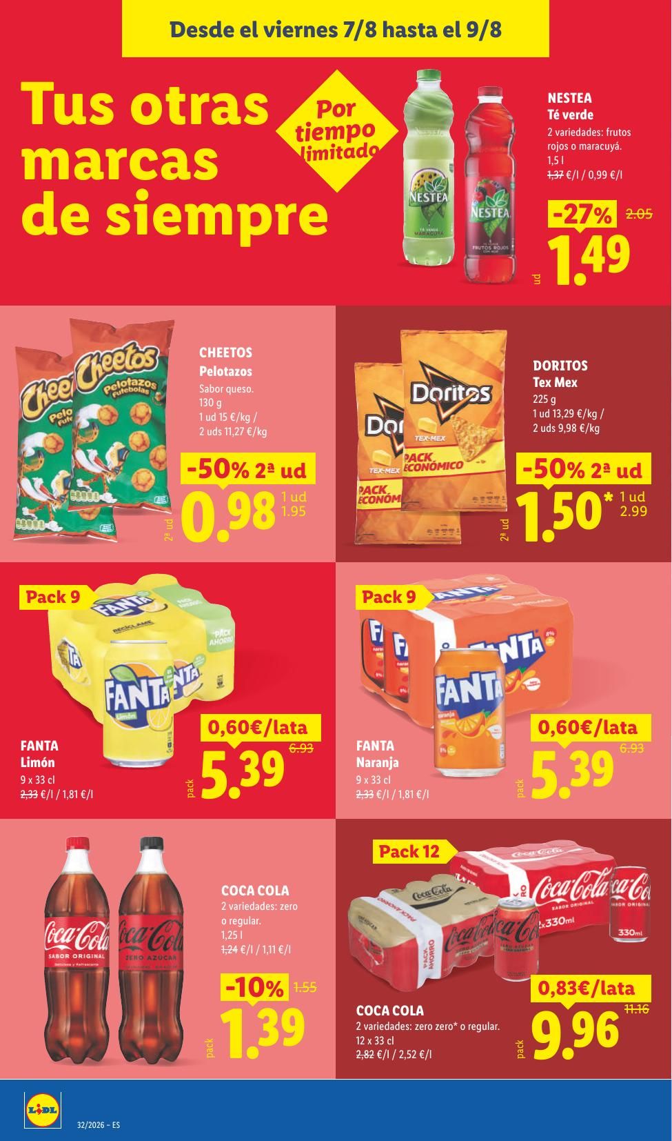Folleto Lidl Alimentación · 3 de agosto de 2026 – 9 de agosto de 2026 — Página 52