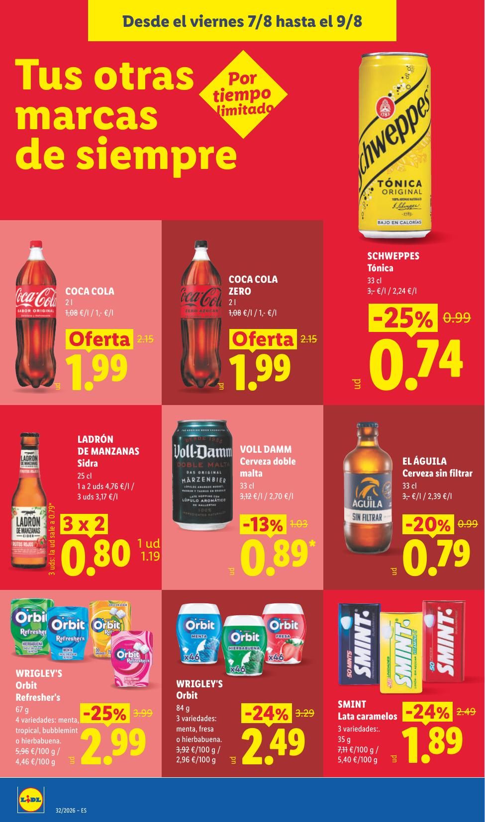 Folleto Lidl Alimentación · 3 de agosto de 2026 – 9 de agosto de 2026 — Página 54