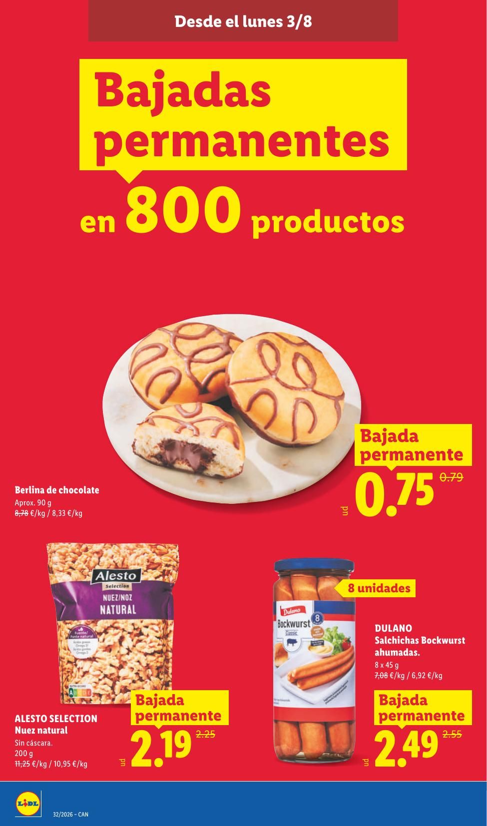 Folleto Lidl Alimentación · 3 de agosto de 2026 – 9 de agosto de 2026 — Página 6
