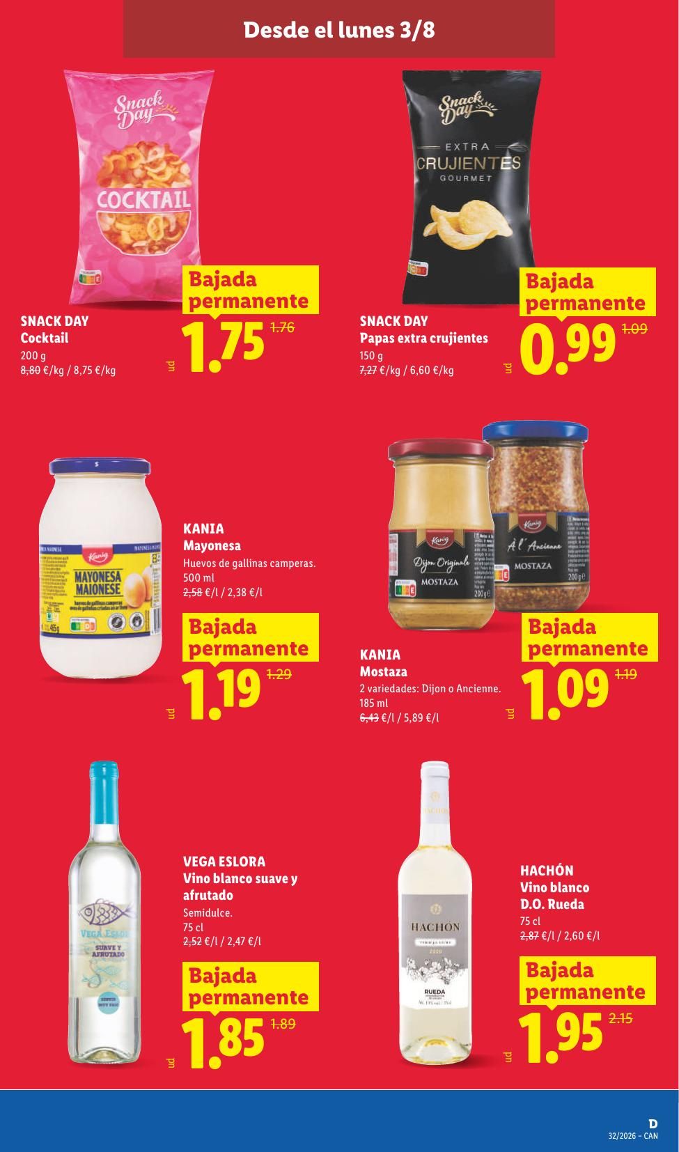 Folleto Lidl Alimentación · 3 de agosto de 2026 – 9 de agosto de 2026 — Página 7