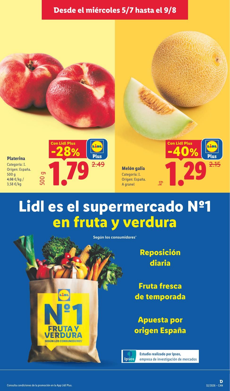 Folleto Lidl Alimentación · 3 de agosto de 2026 – 9 de agosto de 2026 — Página 13
