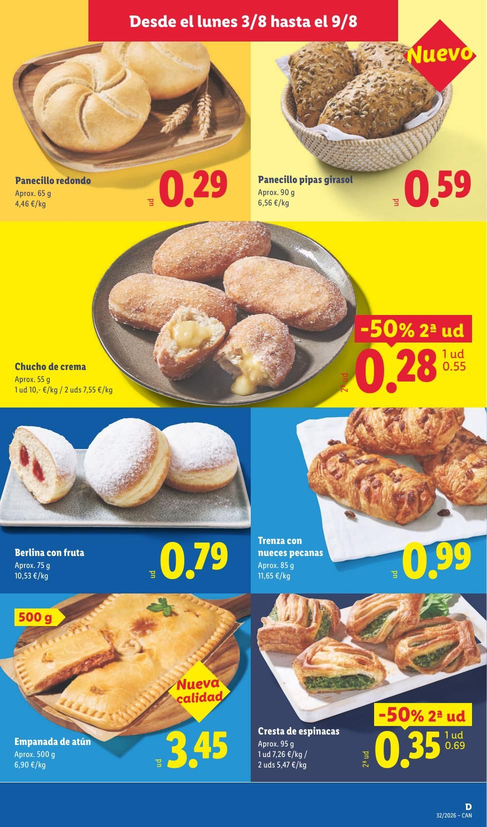 Folleto Lidl Alimentación · 3 de agosto de 2026 – 9 de agosto de 2026 — Página 15