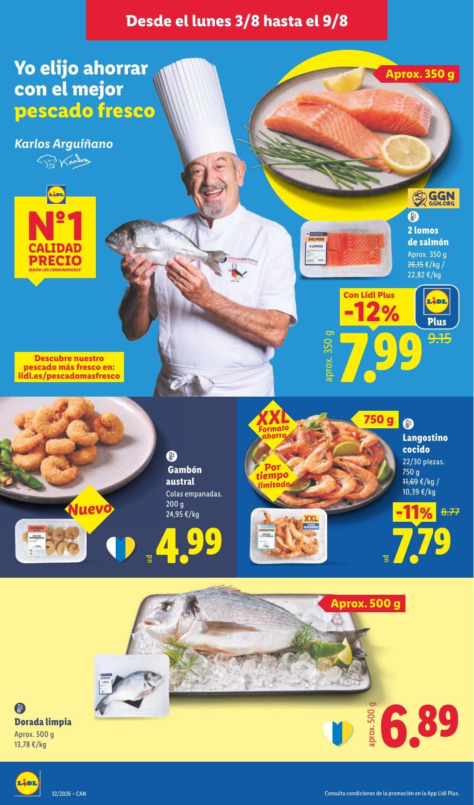Folleto Lidl Alimentación · 3 de agosto de 2026 – 9 de agosto de 2026 — Página 18