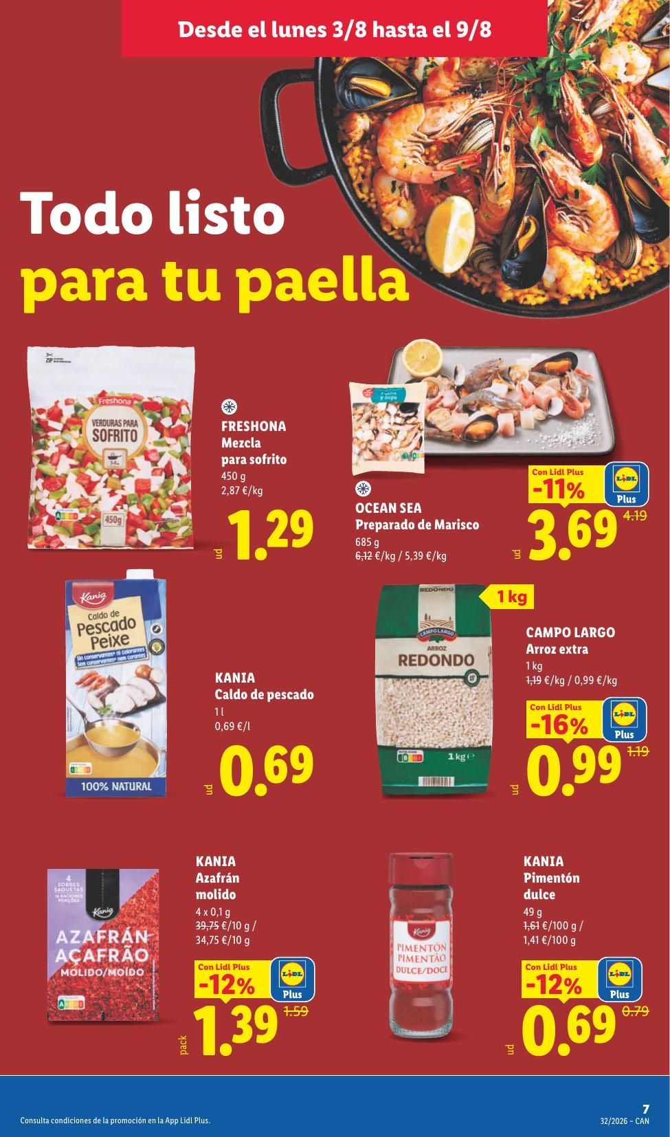 Folleto Lidl Alimentación · 3 de agosto de 2026 – 9 de agosto de 2026 — Página 19