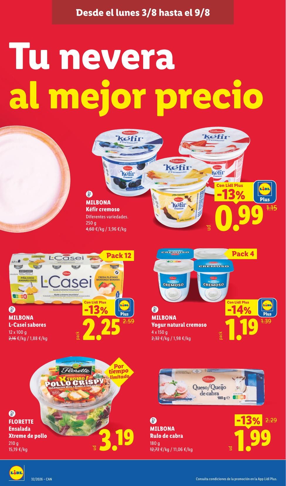 Folleto Lidl Alimentación · 3 de agosto de 2026 – 9 de agosto de 2026 — Página 20