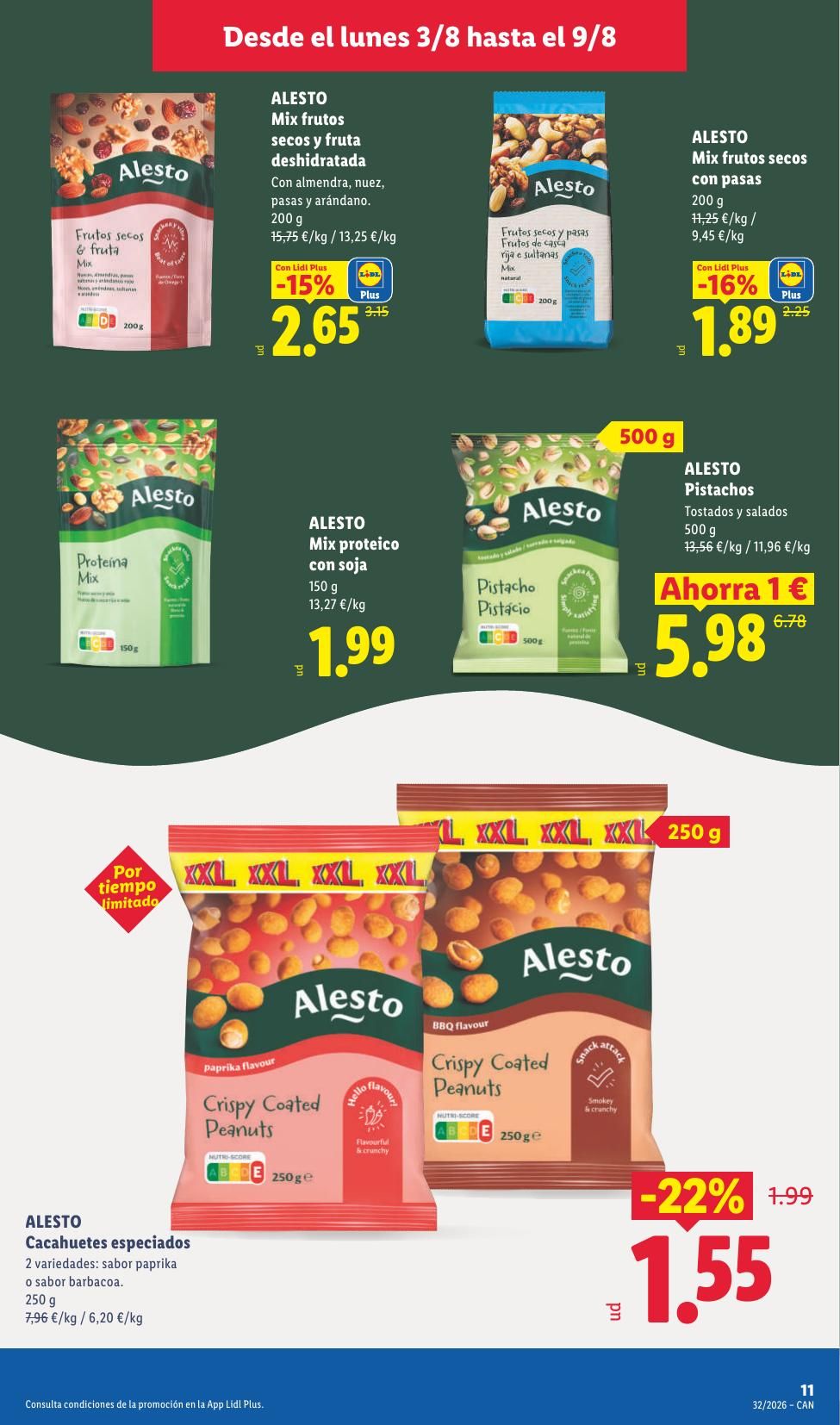 Folleto Lidl Alimentación · 3 de agosto de 2026 – 9 de agosto de 2026 — Página 25