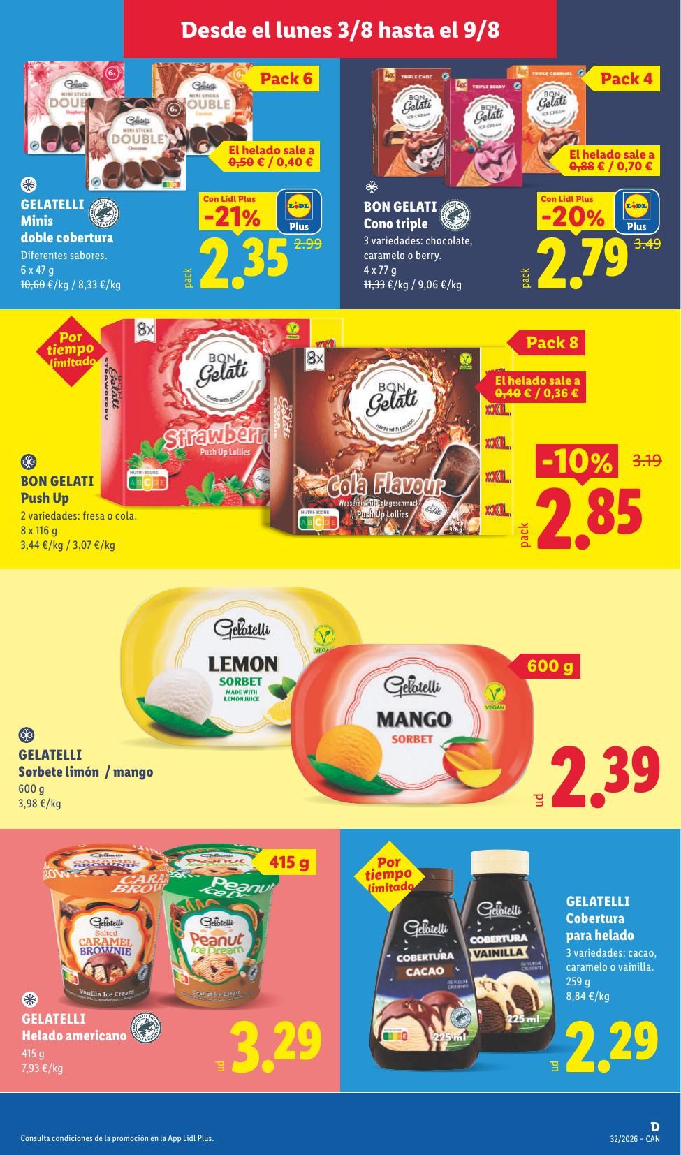 Folleto Lidl Alimentación · 3 de agosto de 2026 – 9 de agosto de 2026 — Página 27