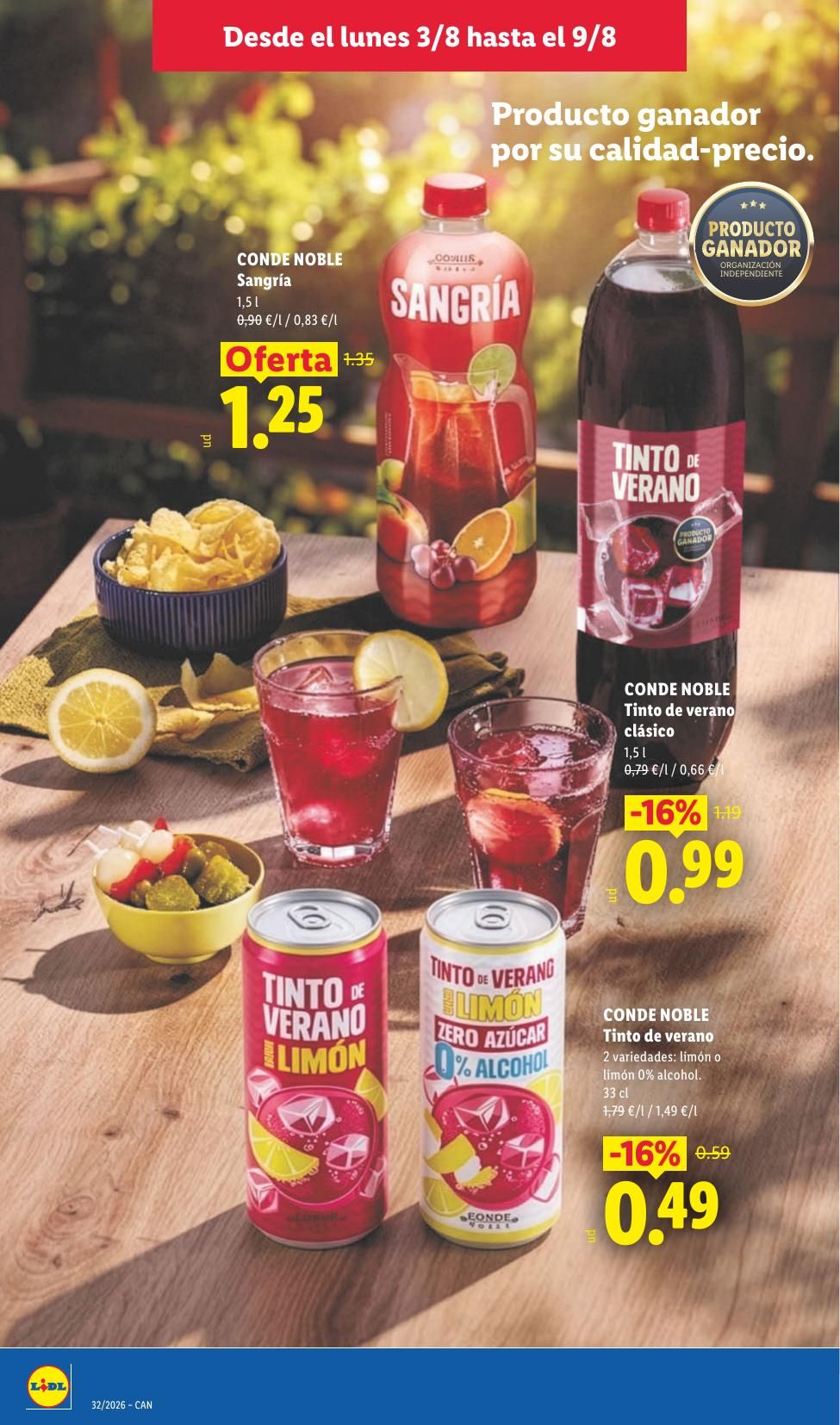 Folleto Lidl Alimentación · 3 de agosto de 2026 – 9 de agosto de 2026 — Página 28