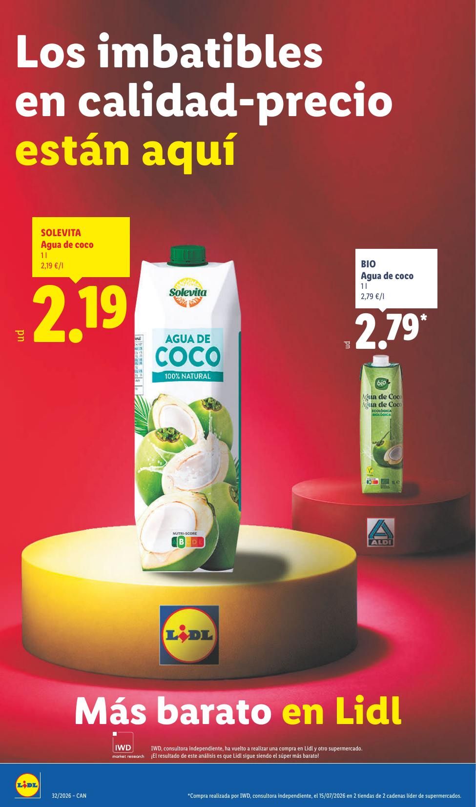 Folleto Lidl Alimentación · 3 de agosto de 2026 – 9 de agosto de 2026 — Página 30