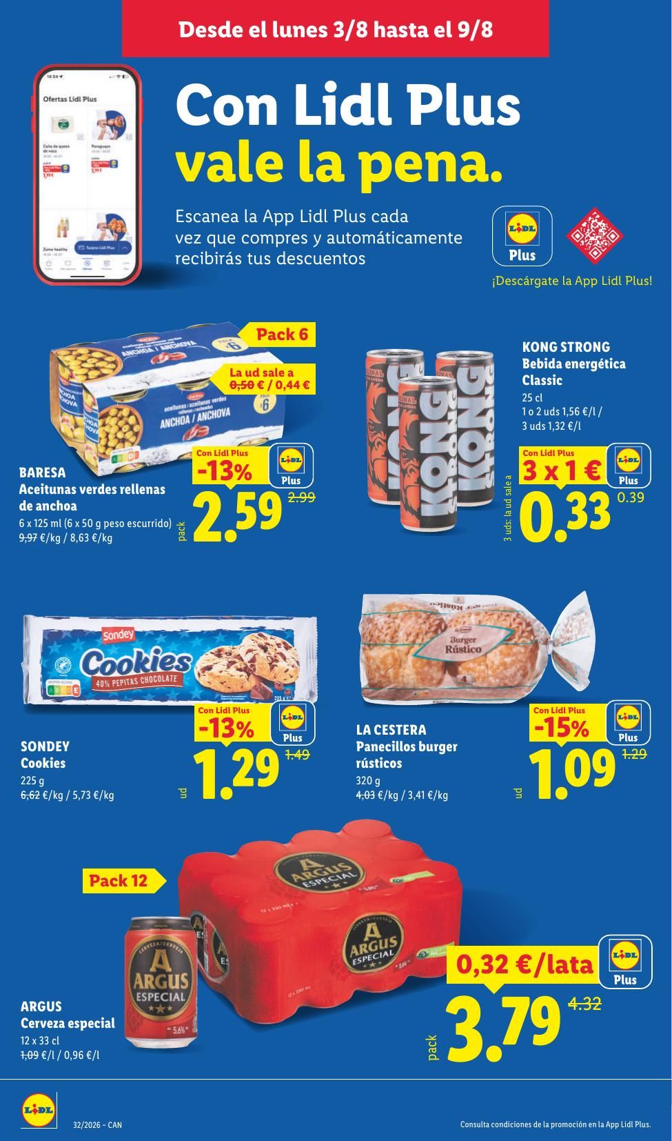 Folleto Lidl Alimentación · 3 de agosto de 2026 – 9 de agosto de 2026 — Página 32