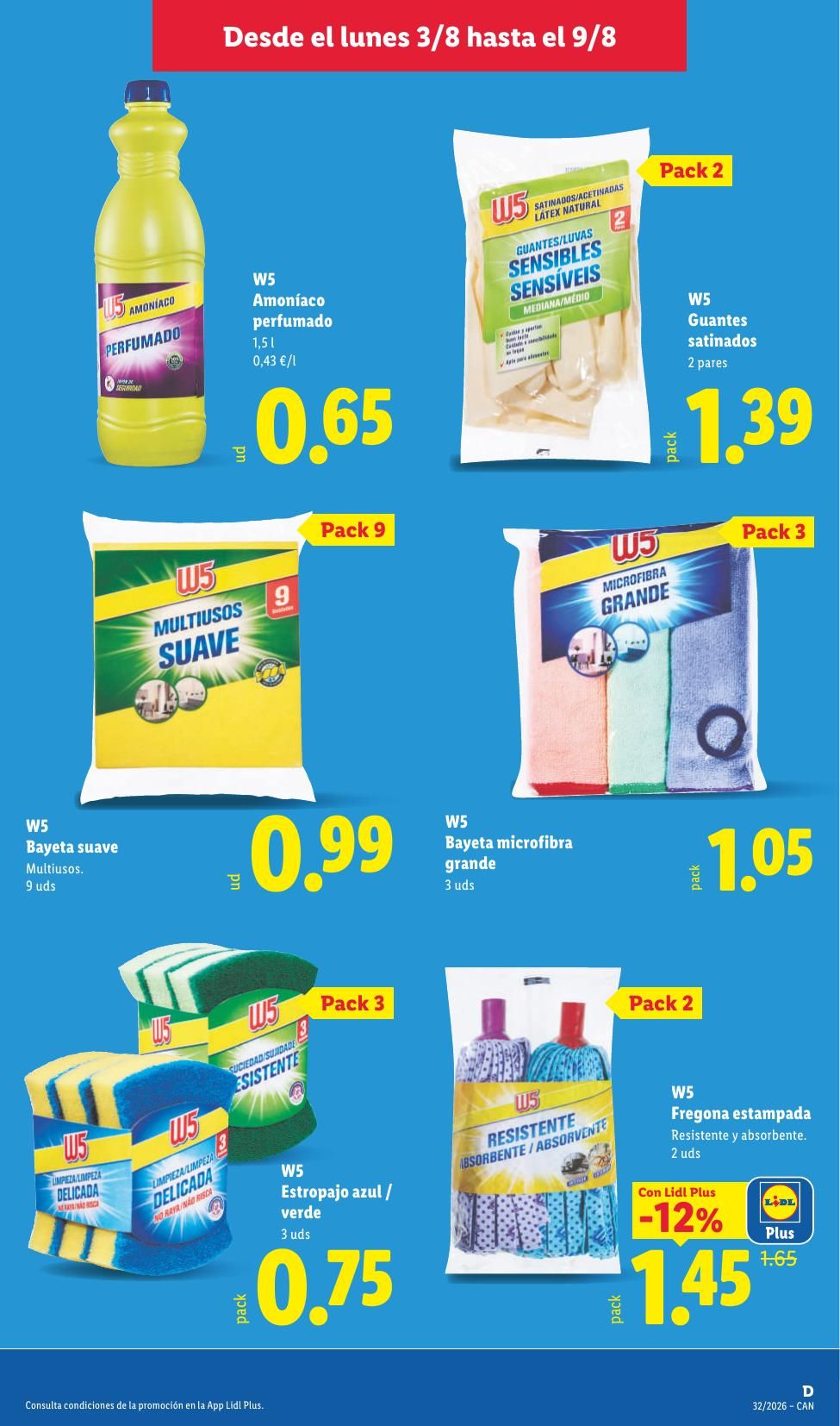 Folleto Lidl Alimentación · 3 de agosto de 2026 – 9 de agosto de 2026 — Página 39