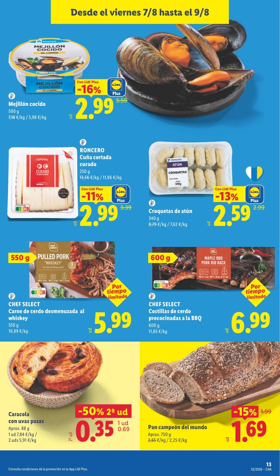 Folleto Lidl Alimentación · 3 de agosto de 2026 – 9 de agosto de 2026 — Página 41