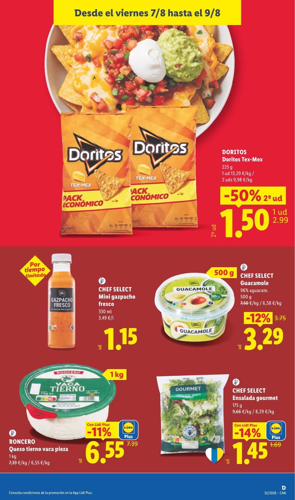 Folleto Lidl Alimentación · 3 de agosto de 2026 – 9 de agosto de 2026 — Página 43