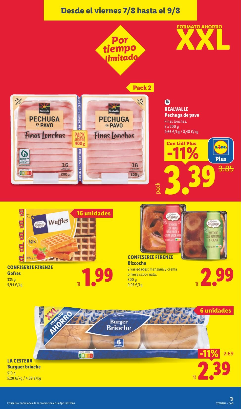 Folleto Lidl Alimentación · 3 de agosto de 2026 – 9 de agosto de 2026 — Página 45