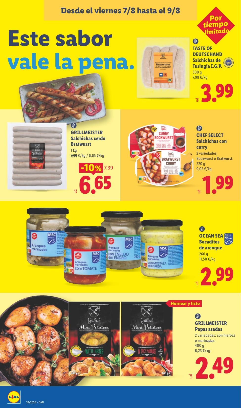 Folleto Lidl Alimentación · 3 de agosto de 2026 – 9 de agosto de 2026 — Página 46