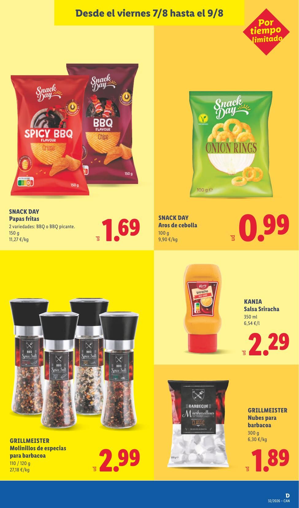 Folleto Lidl Alimentación · 3 de agosto de 2026 – 9 de agosto de 2026 — Página 47