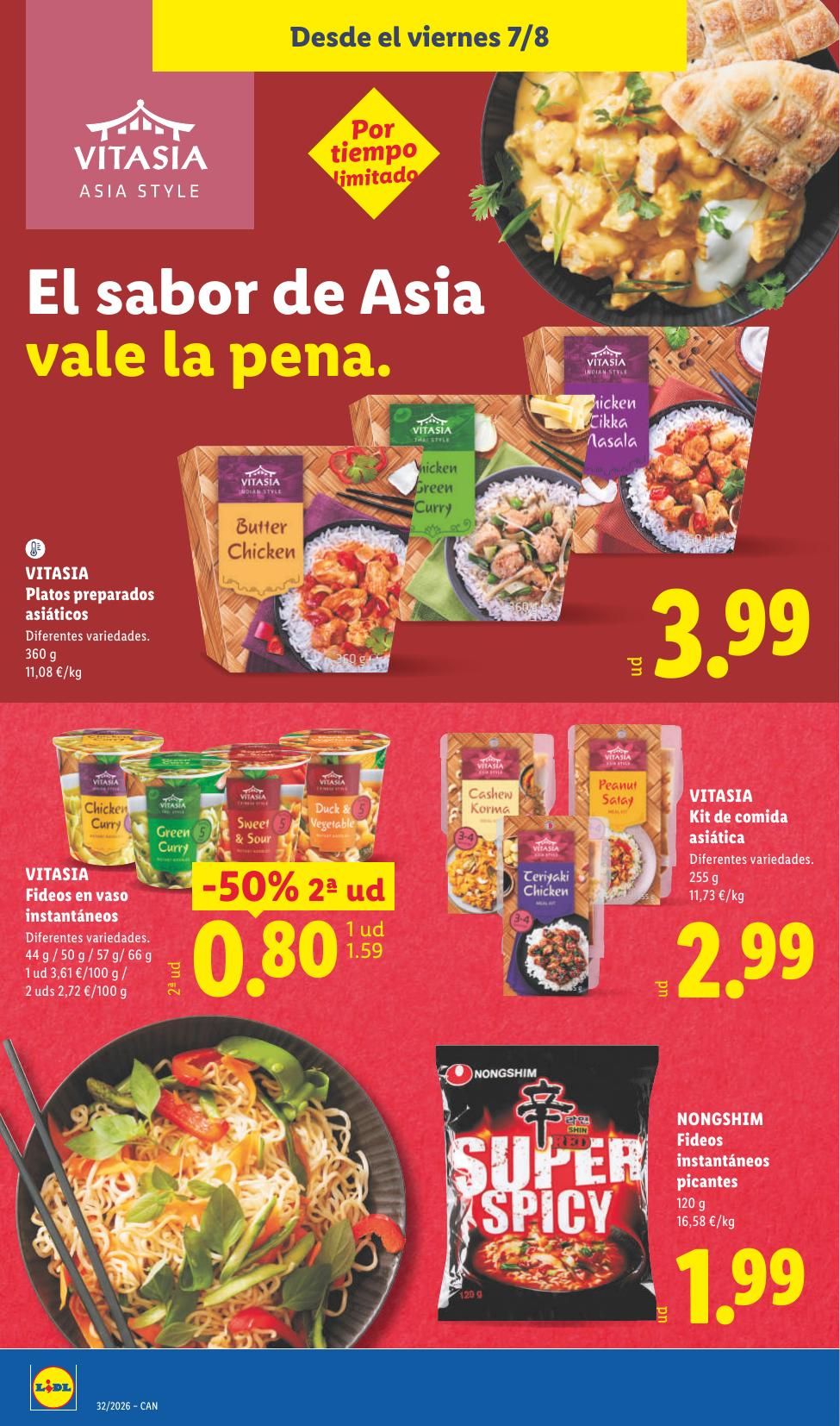 Folleto Lidl Alimentación · 3 de agosto de 2026 – 9 de agosto de 2026 — Página 48