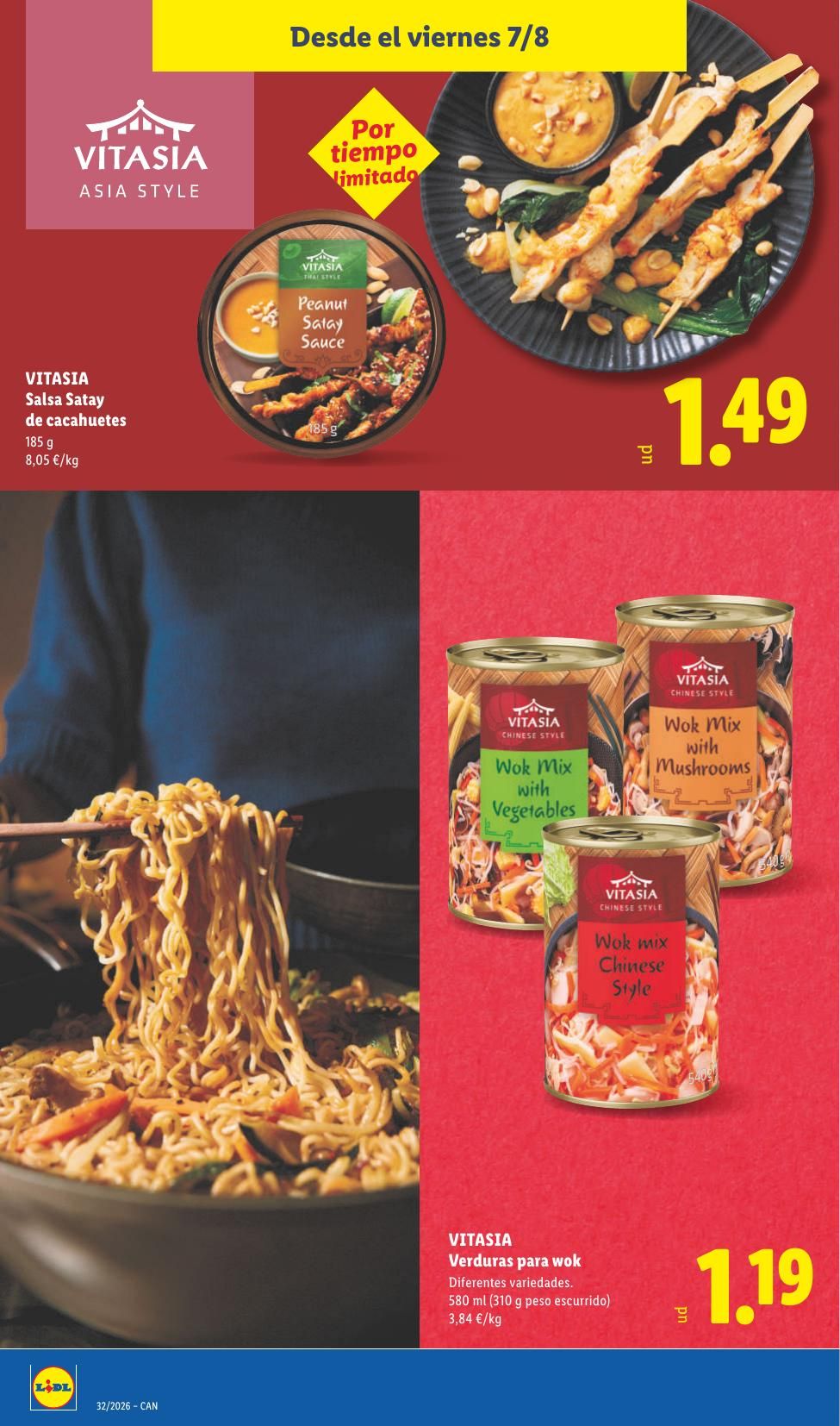 Folleto Lidl Alimentación · 3 de agosto de 2026 – 9 de agosto de 2026 — Página 50