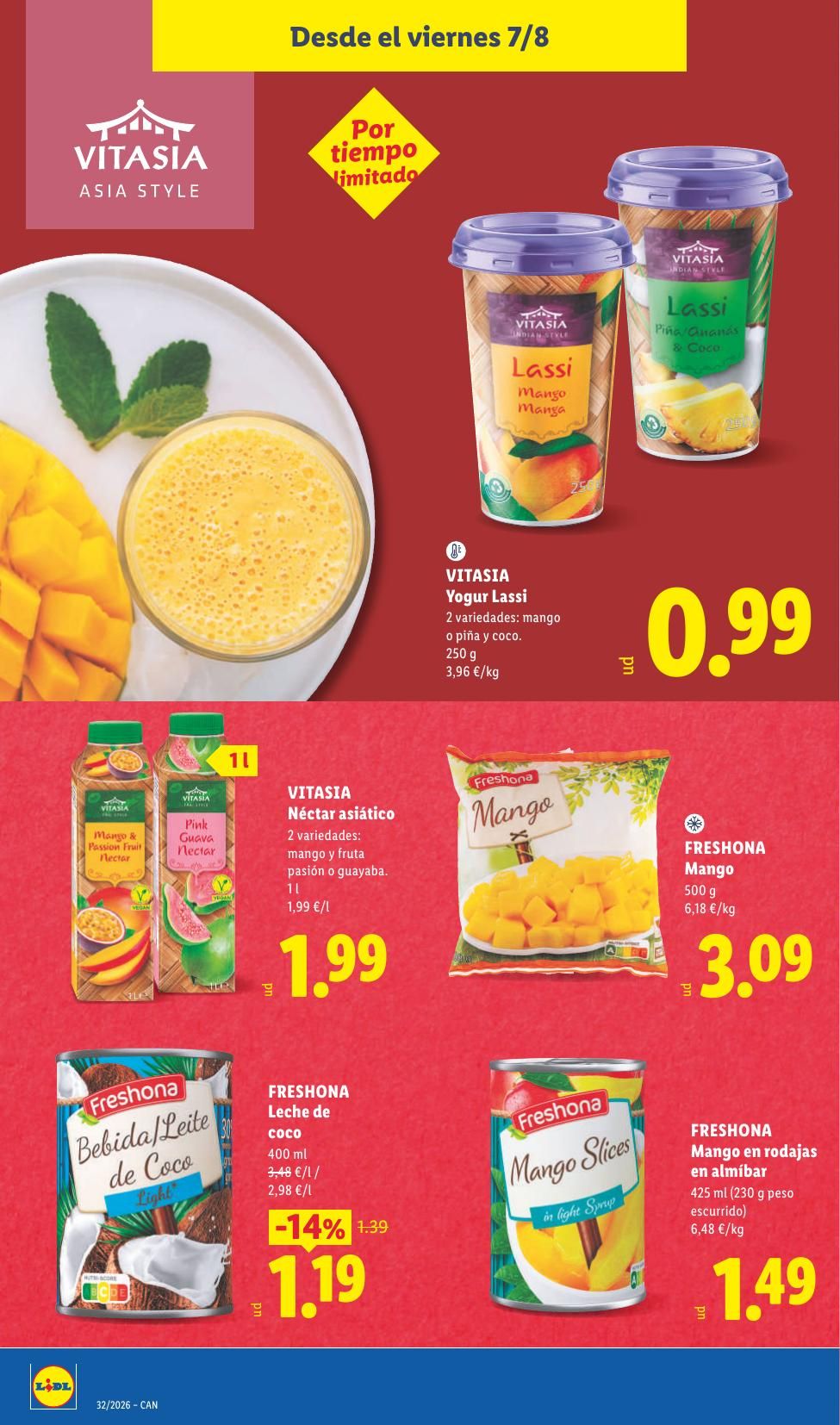Folleto Lidl Alimentación · 3 de agosto de 2026 – 9 de agosto de 2026 — Página 52