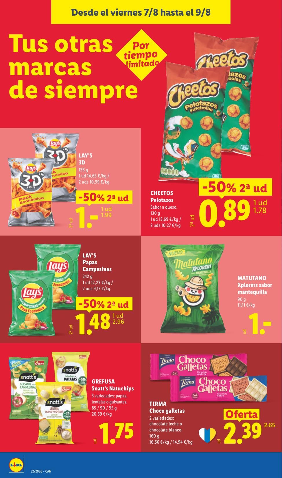 Folleto Lidl Alimentación · 3 de agosto de 2026 – 9 de agosto de 2026 — Página 56