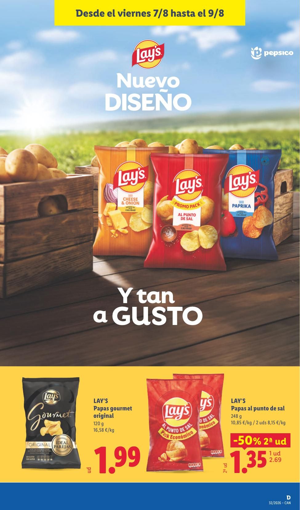 Folleto Lidl Alimentación · 3 de agosto de 2026 – 9 de agosto de 2026 — Página 57