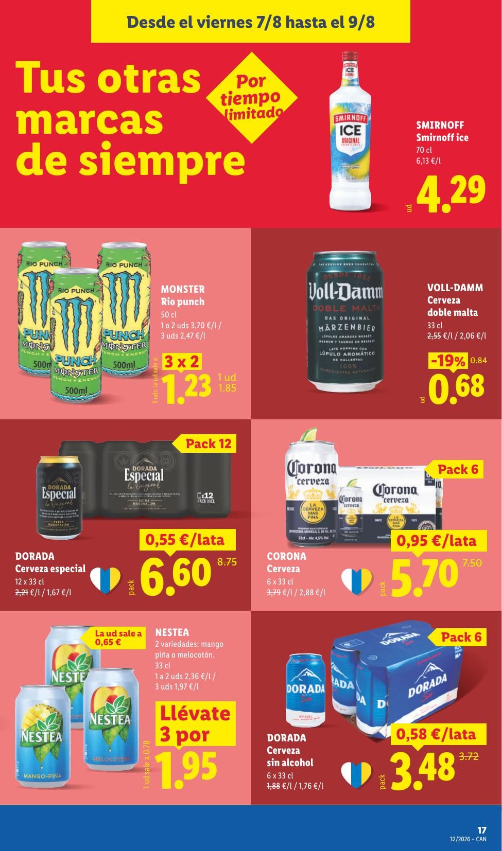 Folleto Lidl Alimentación · 3 de agosto de 2026 – 9 de agosto de 2026 — Página 59