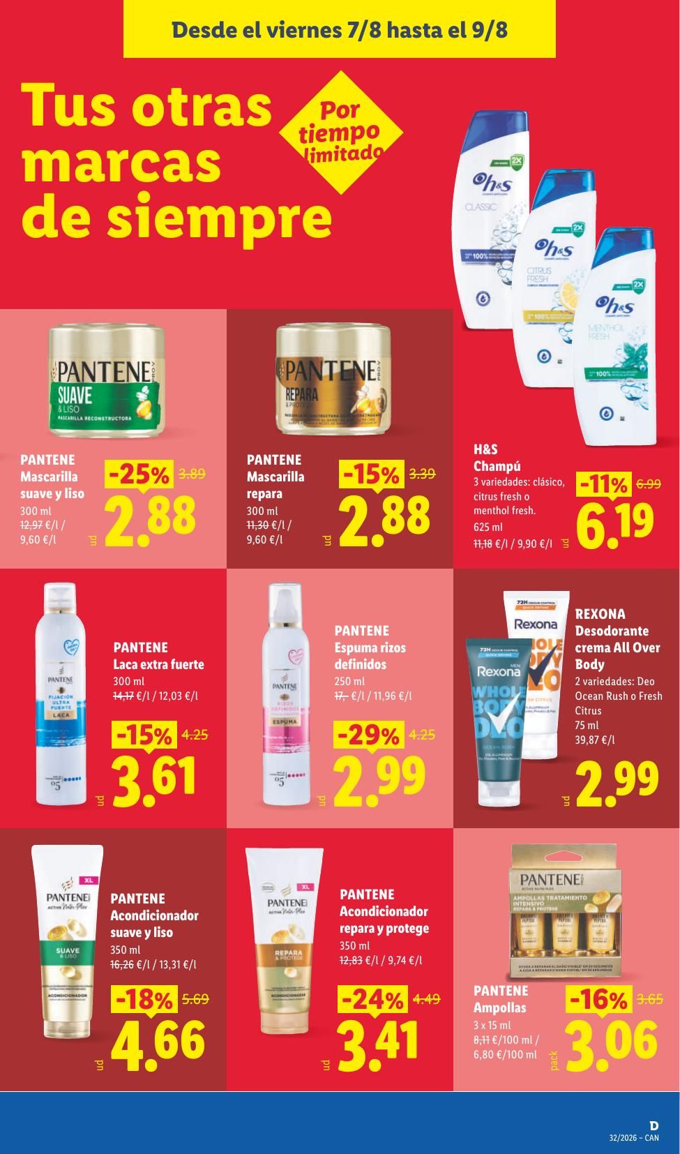 Folleto Lidl Alimentación · 3 de agosto de 2026 – 9 de agosto de 2026 — Página 61
