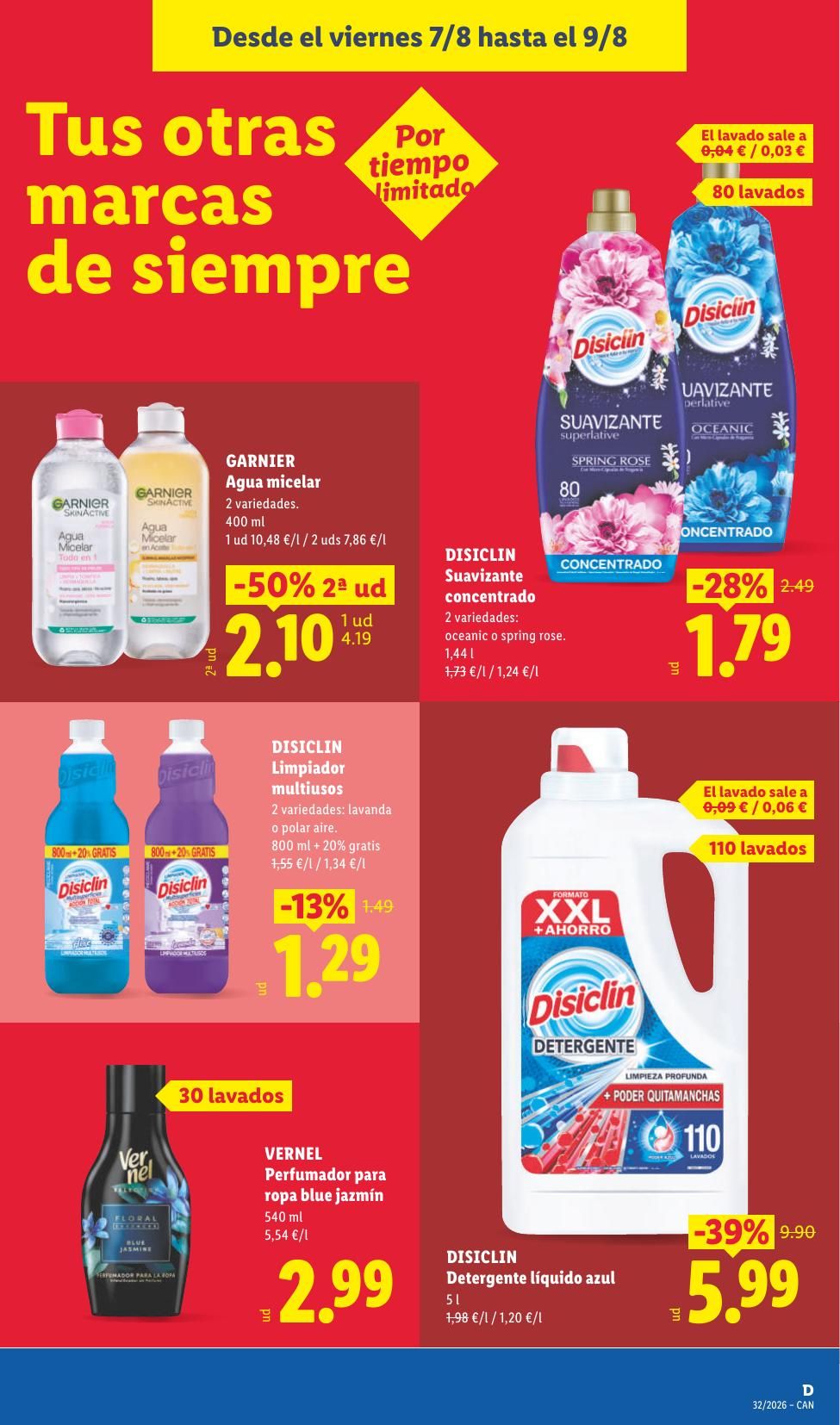 Folleto Lidl Alimentación · 3 de agosto de 2026 – 9 de agosto de 2026 — Página 63