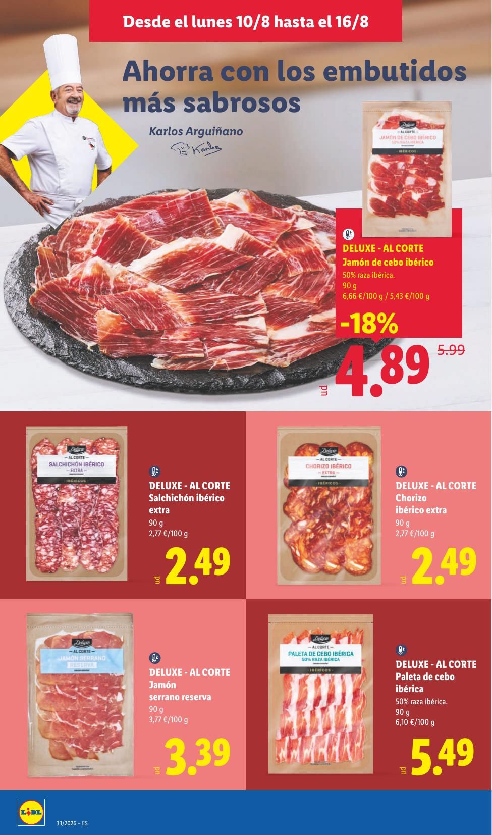 Folleto Lidl Alimentación · 10 de agosto de 2026 – 16 de agosto de 2026 — Página 10
