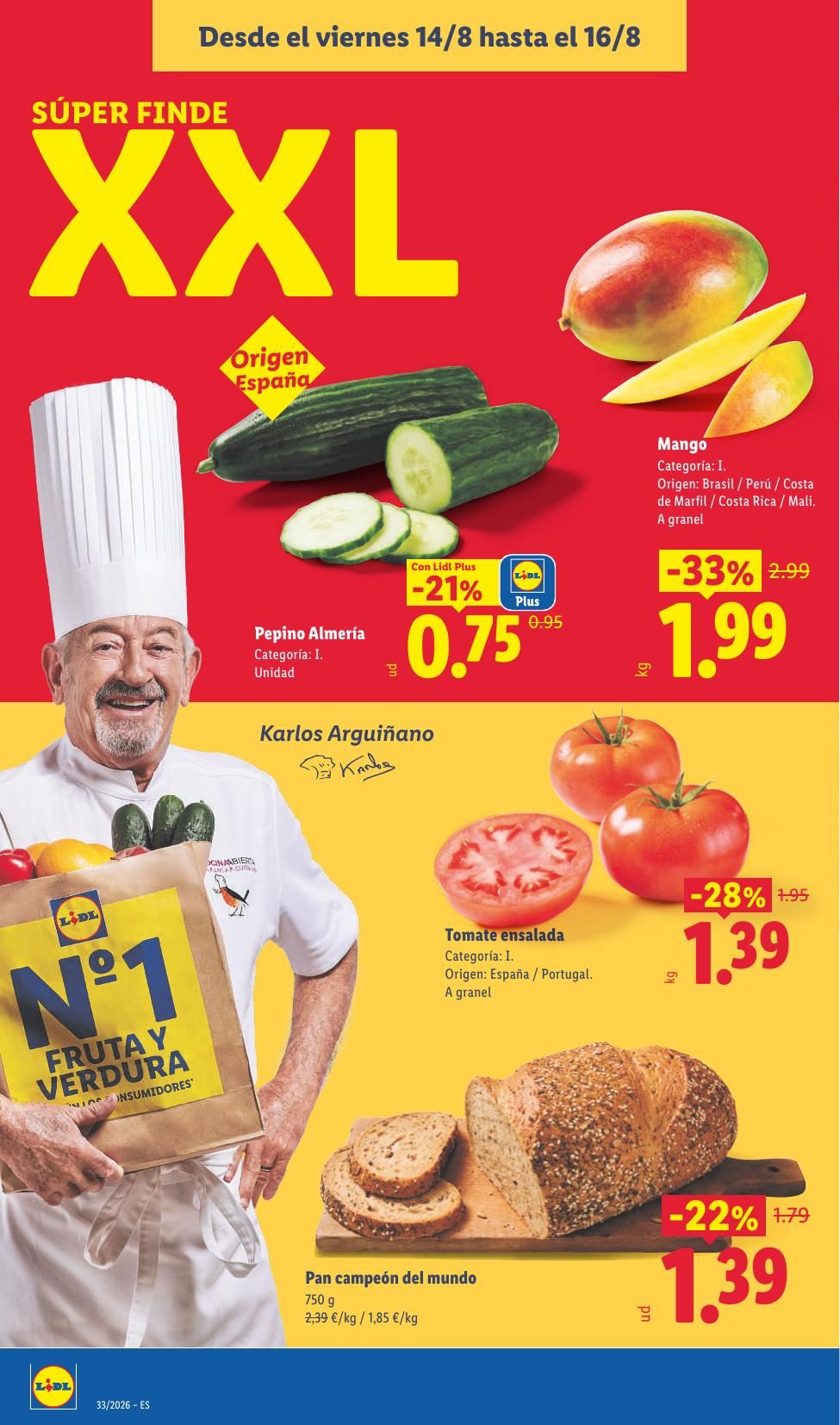 Folleto Lidl Alimentación · 10 de agosto de 2026 – 16 de agosto de 2026 — Página 36