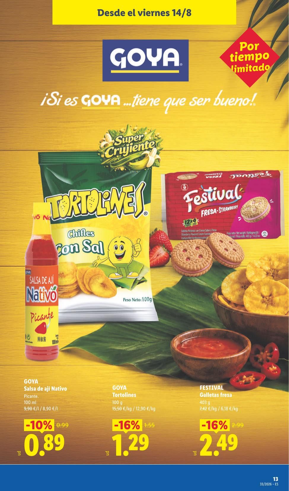 Folleto Lidl Alimentación · 10 de agosto de 2026 – 16 de agosto de 2026 — Página 45