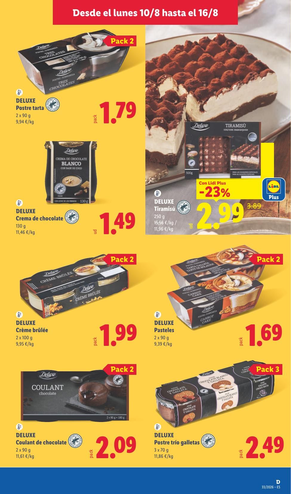 Folleto Lidl Alimentación · 10 de agosto de 2026 – 16 de agosto de 2026 — Página 13
