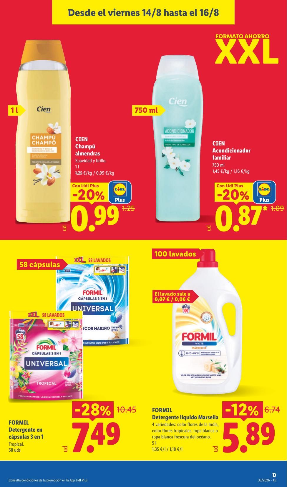 Folleto Lidl Alimentación · 10 de agosto de 2026 – 16 de agosto de 2026 — Página 43