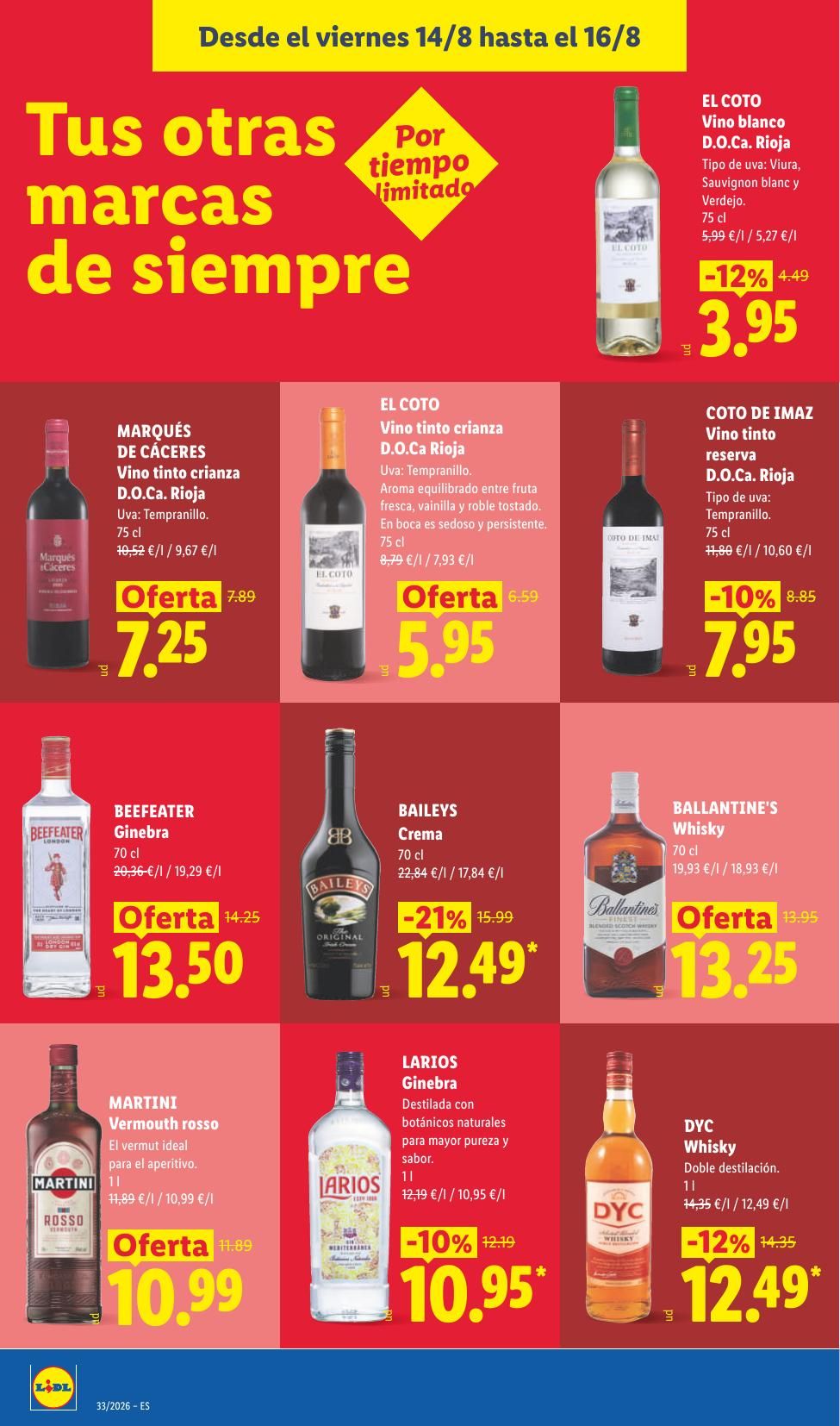 Folleto Lidl Alimentación · 10 de agosto de 2026 – 16 de agosto de 2026 — Página 52