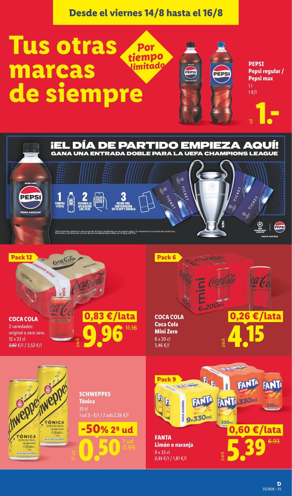 Folleto Lidl Alimentación · 10 de agosto de 2026 – 16 de agosto de 2026 — Página 53
