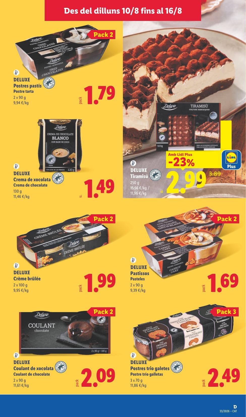 Folleto Lidl Alimentación · 10 de agosto de 2026 – 16 de agosto de 2026 — Página 13